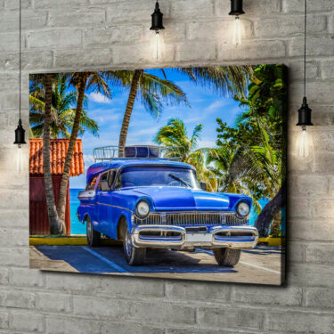 Gepersonaliseerde canvas print Mercury Oldtimer